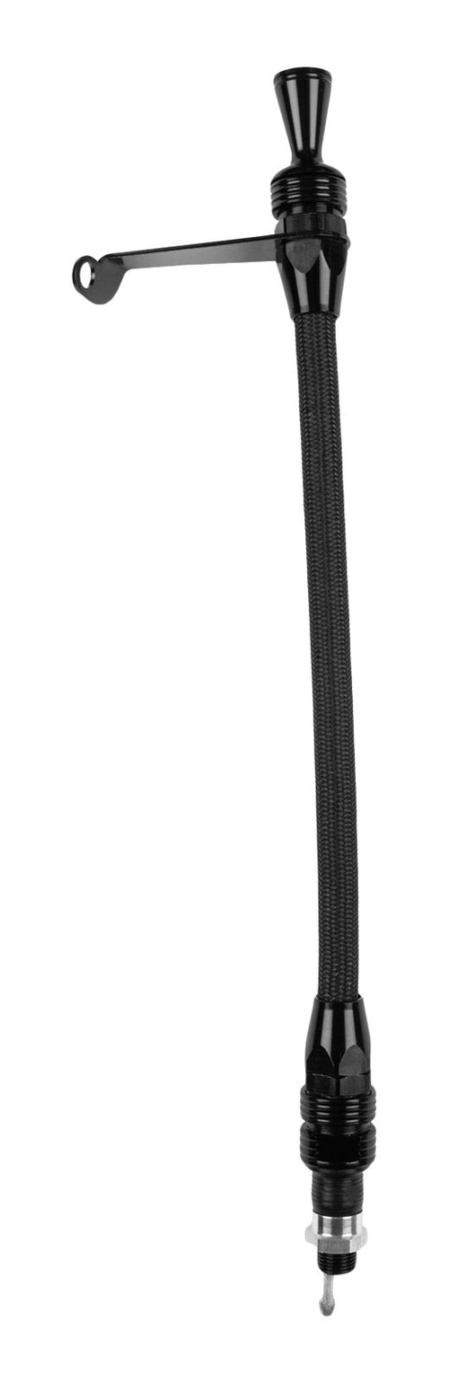 3" Lokar X1209127 Black Direct Fit Transmission Dipstick with Lock for GM Powerglide Transmission
