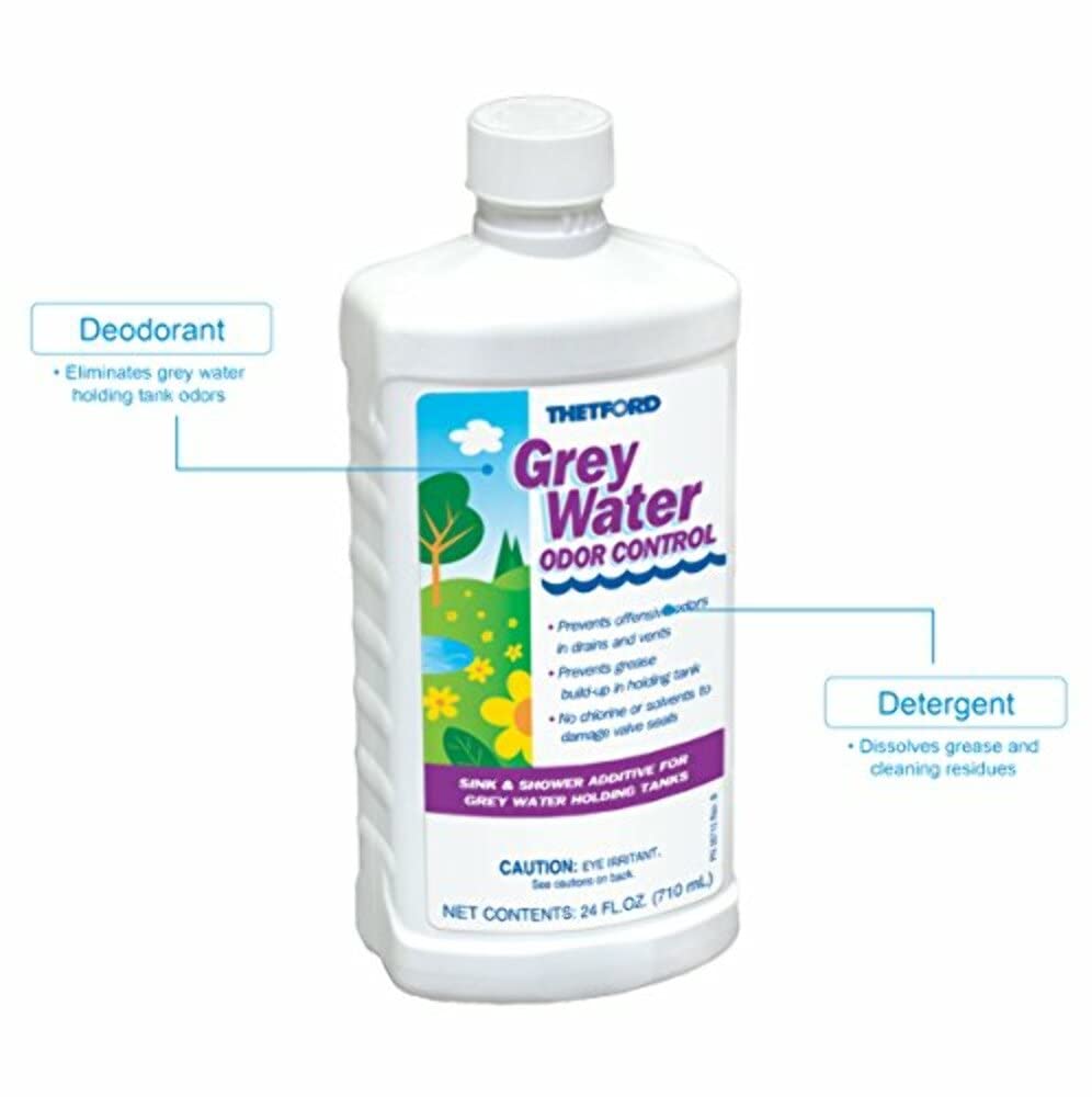 Grey Water Odor Control - 24 oz RV Grey Water Tank Treatment - Thetford 15842