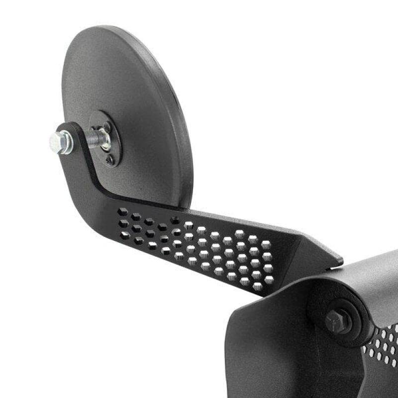 Go Rhino Tube Trailline Doors - Front | Mild Steel, Textured Black | 572501 | Fits 2007 - 2018 Jeep Wrangler JK, JKU, 2-Door or 4-Door