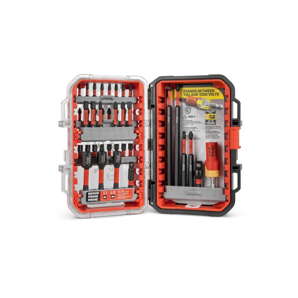 Apex Crescent Eshok-Guard Bit Set 40 Pc