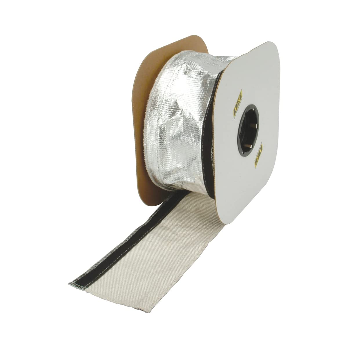 Design Engineering 010405B50 50ft Spool Aluminized Sleeving for Ultimate Heat Protection 1/2" - 1-1/4" I.D. (with Hook and Loop Closure)