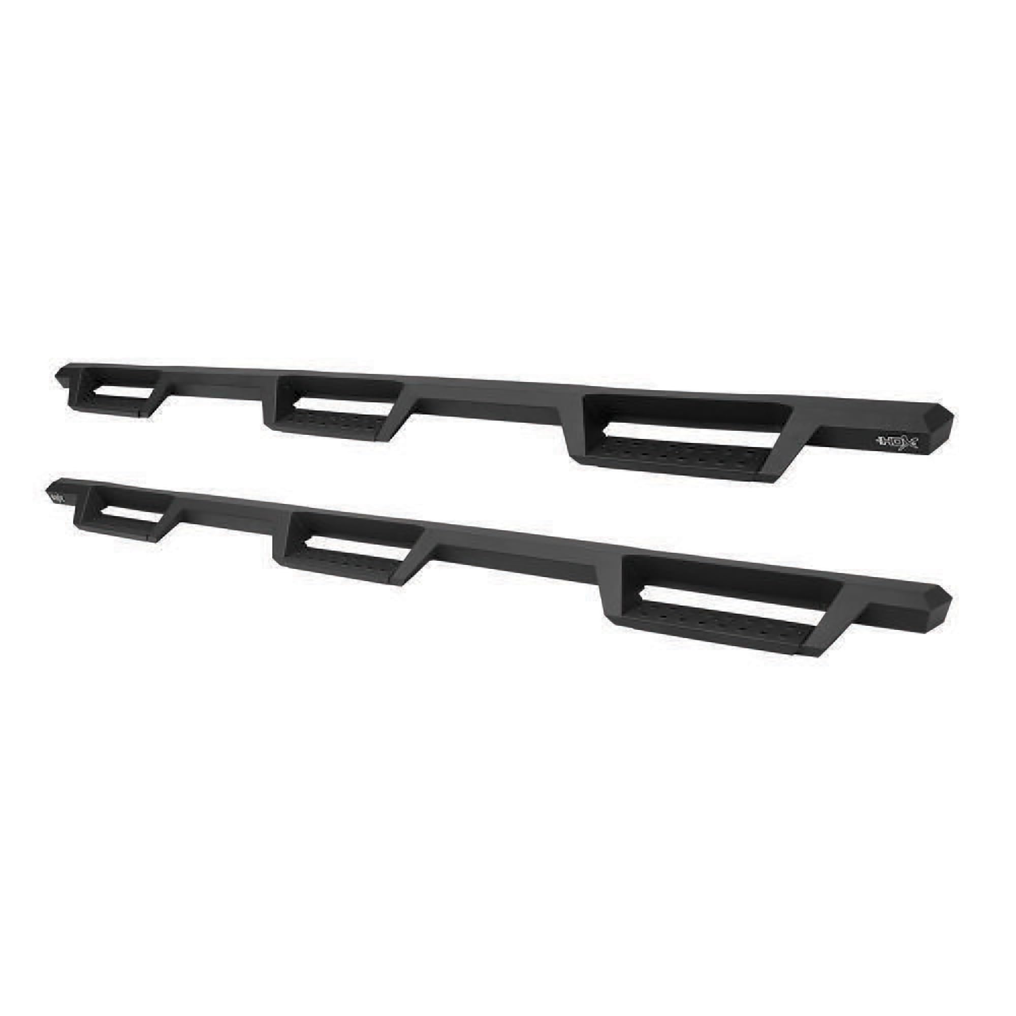 Westin HDX 56-534335 Drop Wheel to Wheel Nerf Bars fits 2010-2018 Ram 2500 3500 Crew Cab 8' Bed (Exc Dually) Textured Black Pair