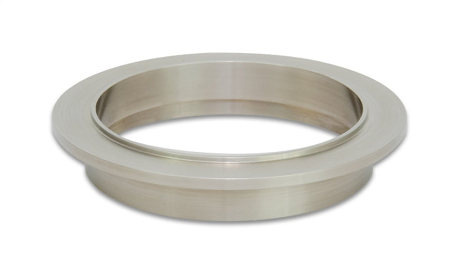Exhaust Flange, Vibrant Power 12491M, V-Band style, Male Flange, 3.00 in Pipe/Tube Diameter, 3.81 in. Flange Diameter, CP2 Titanium, each