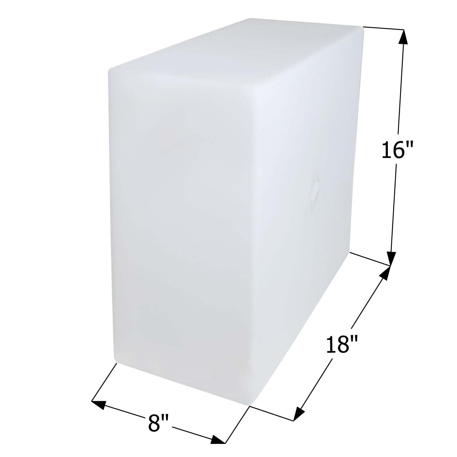 Icon Fresh Water Tank 12499, WT2465, 18x16x8, 10 Gal., Tank Only