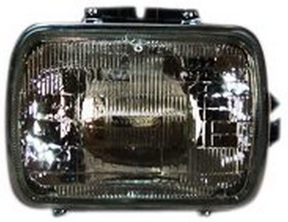 Right TYC Headlight Assembly Compatible with 1984-1996 Jeep Cherokee