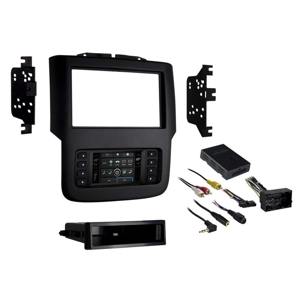 Aftermarket Radio Installation Dash Kit Metra Electronics 99-6527B, Black