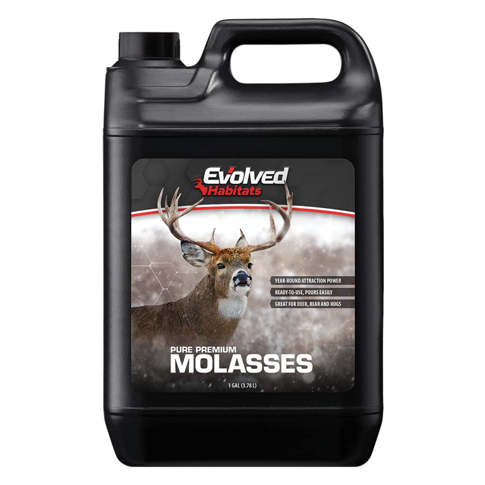 Wildlife Molasses Evolved Habitats Premium, 1 Gallon - Premium Deer Attractant, Brown