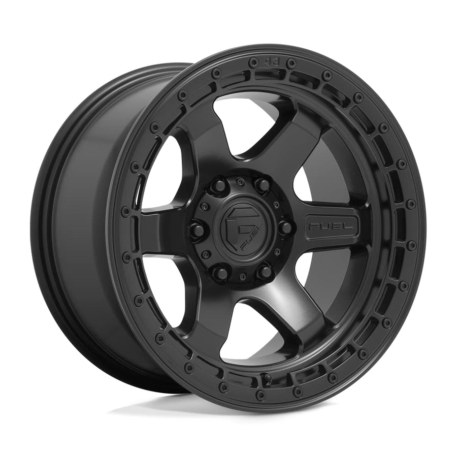 1PC Fuel D750 17X9 5X5.0 MT-BLK-BLK-RG 01MM - D75017907550