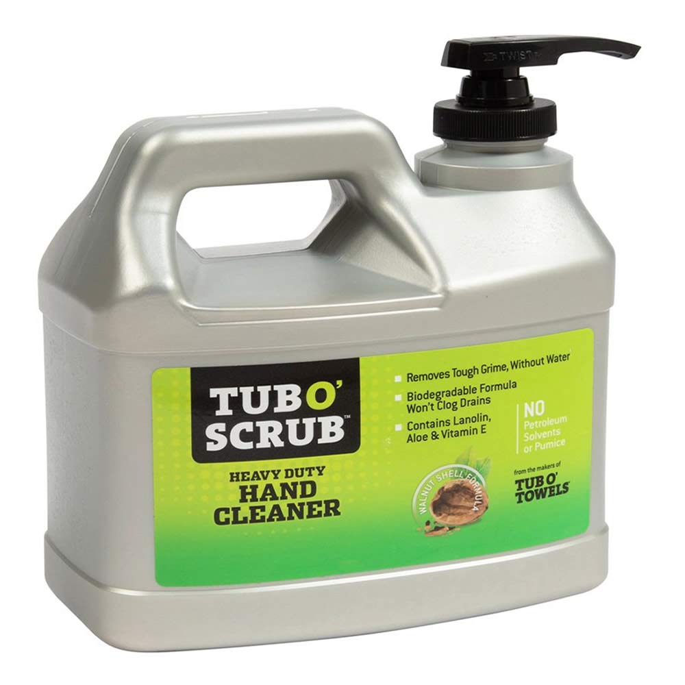Heavy Duty Tub O' Scrub TS28 Pumice-Free Hand Cleaner, Removes Tough Grime & Dirt Without Water, Biodegradable, 128oz (1 Gallon) Pump Jug