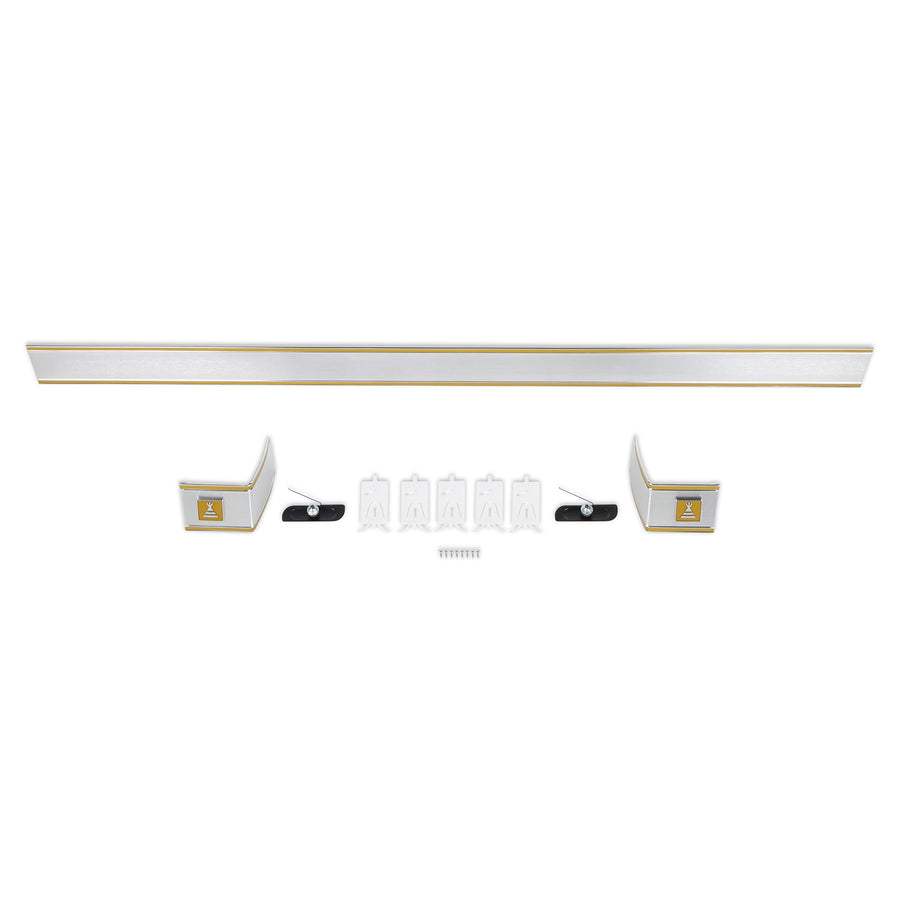 04-559 Brothers Trucks Cab Moldings - Rear - 3-Piece Set