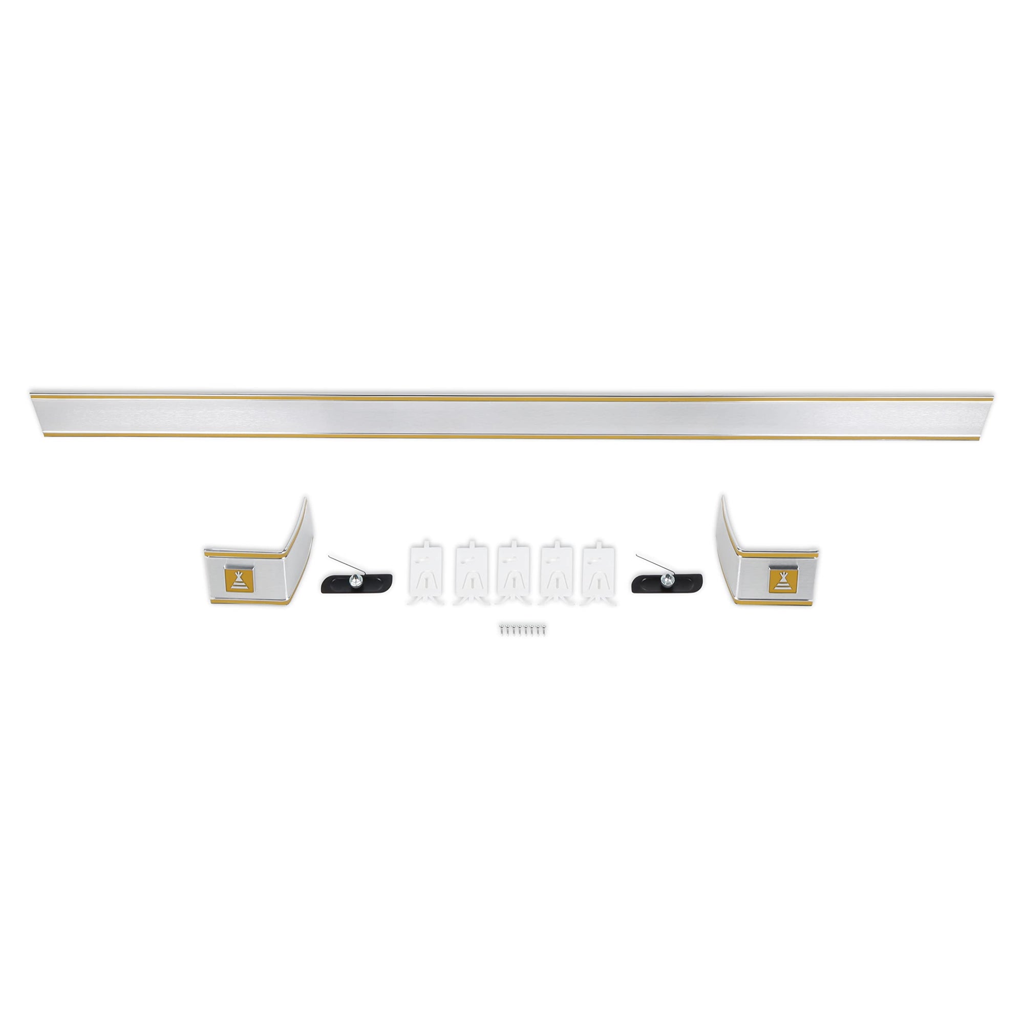 04-559 Brothers Trucks Cab Moldings - Rear - 3-Piece Set