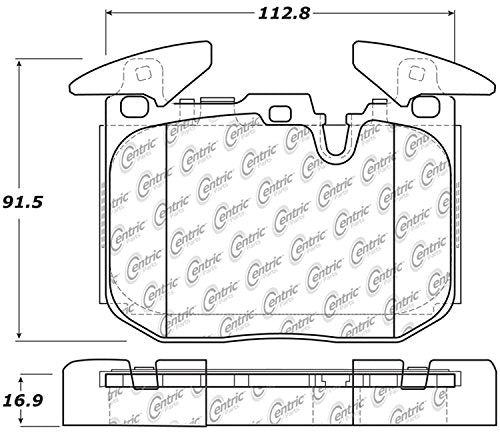 Sport Brake Pads StopTech 309.16090 with Shims and Hardware