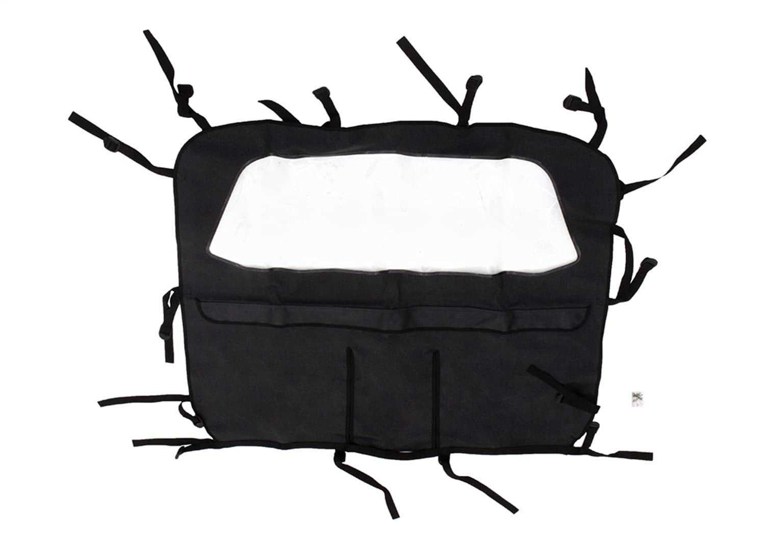 Windbreaker RAMPAGE PRODUCTS for Jeep CJ/Wrangler YJ/TJ | Black Denim | 90015R | Fits 1980-2006 Jeep CJ, Wrangler YJ & TJ