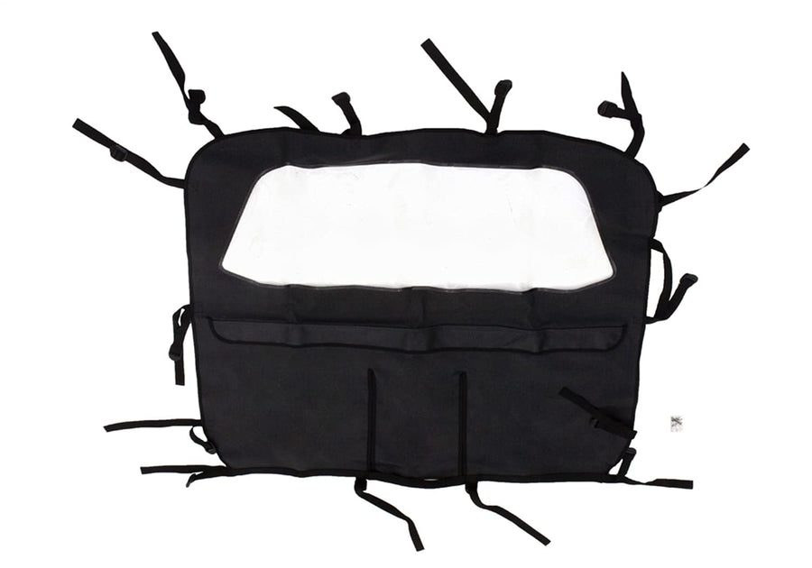 Windbreaker RAMPAGE PRODUCTS for Jeep CJ/Wrangler YJ/TJ | Black Denim | 90015R | Fits 1980-2006 Jeep CJ, Wrangler YJ & TJ
