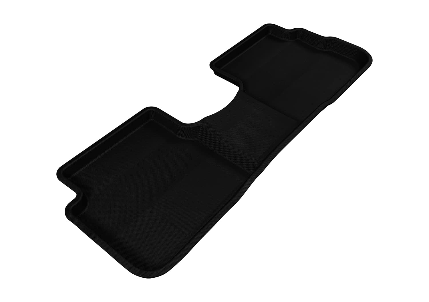 Second Row 3D MAXpider L1PA00121509 Custom Fit All-Weather Floor Mat for Select Pontiac Vibe Models - Kagu Rubber (Black)