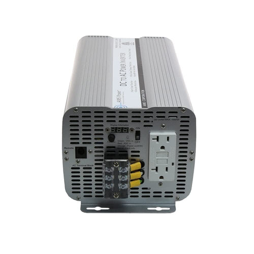 3000 Watt AIMS Power Modified Sine Power Inverter 12Volt DC to 120 Volt AC ETL Certified to UL 458 with GFCI Outlets and AC Terminal Block