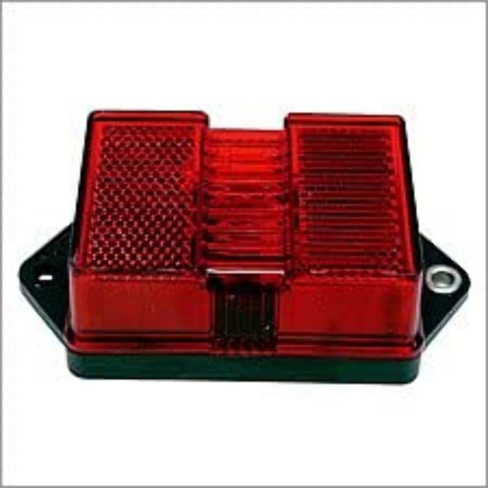 Red Peterson Rectangular Clearance Marker Side Light W Reflex M148R