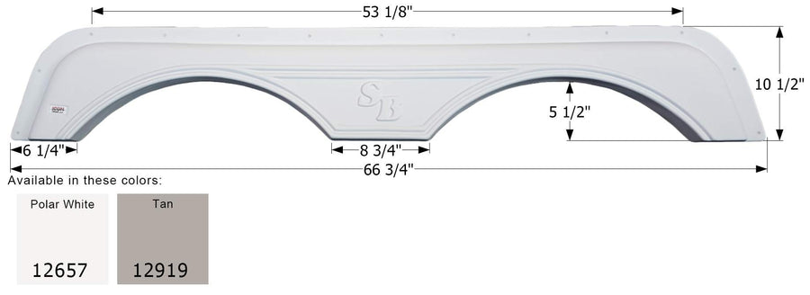 Fender Skirt ICON, Tandem, Sunnybrook, FS2657, Tan