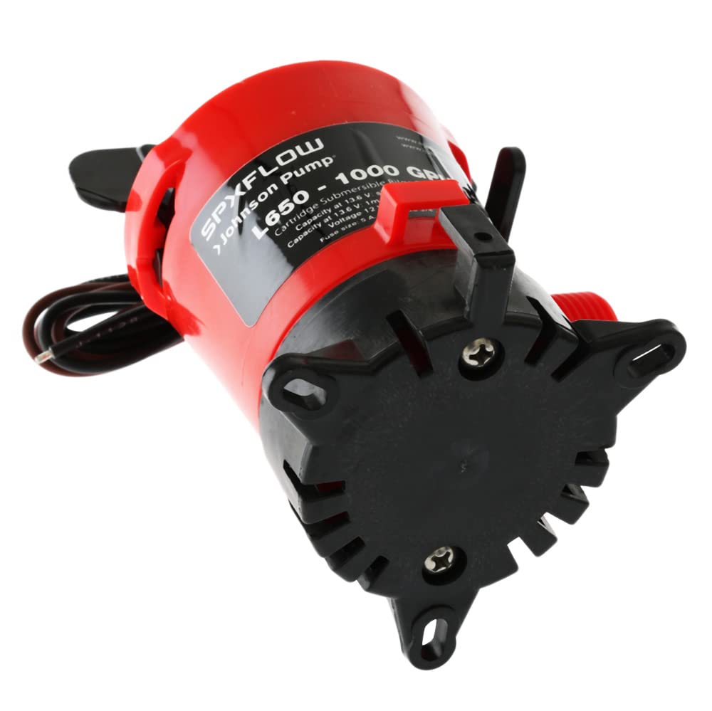 Cartridge Bilge Pump Johnson Pumps 32903 with Dura-Port - 1000 GPH, Black