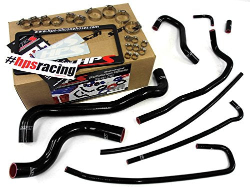 Chevy HPS Silicone Radiator and Heater Coolant Hose Kit 1997-2004 Corvette C5 LS1 LS6 5.7L V8 (Includes Z06), 57-1316