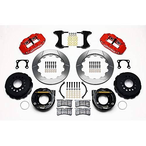 Rear P-Brk Kit, FNSL4R, 12.88", Red