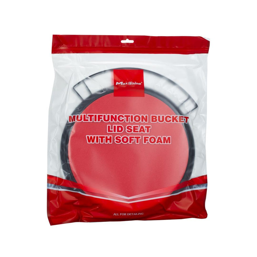 Multifunction MaxShine Bucket Seat Lid with Soft Foam - Red