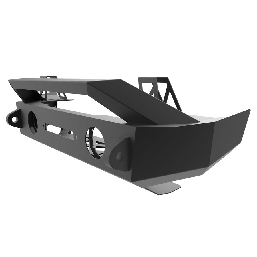 FBM21JPN-RT MAGNUM Bumper for Jeep Wrangler (W/Rt-Series Light Bar Includes Skid Plate & Jack Mounts Reuse Factory Lights Winch)