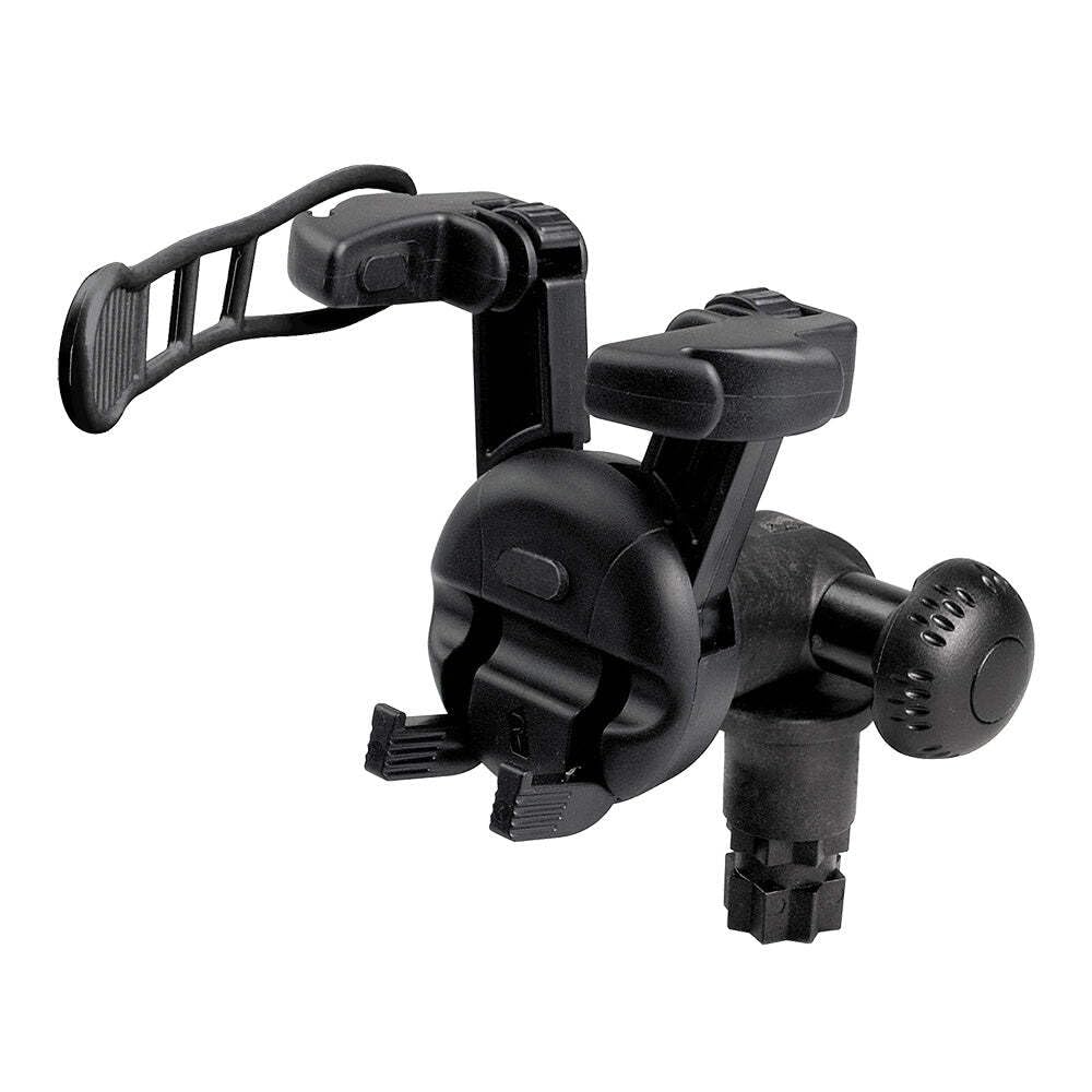 Adjustable RAILBLAZA Mobile Device Mount Holder with High Gripping Power and Rubber Pads for Boat, Kayak, ATV, or Motorcycle