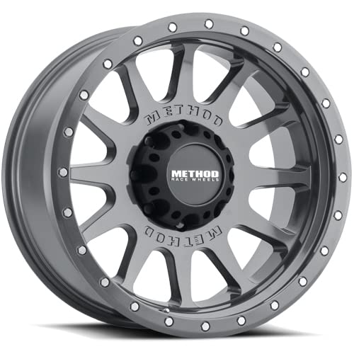Method Race Wheels 20x10 MR605 NV, 24mm Offset, 8x6.5, 121.3mm Centerbore, Gloss Titanium, MR60521080824N