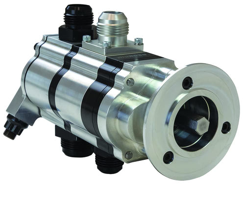 Moroso 2 Stage Dry Sump Pump 22334, Reverse Rotation, V-Band Mount for Noonan Hex Drive, 1.8" PS
