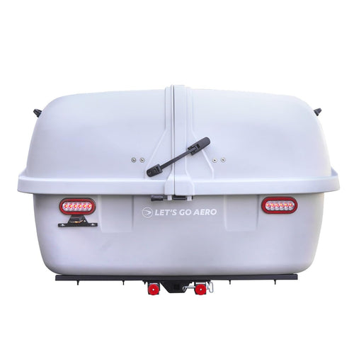 Let's Go Aero Slideout GearSpace Hitch Cargo Carrier -Light Gray