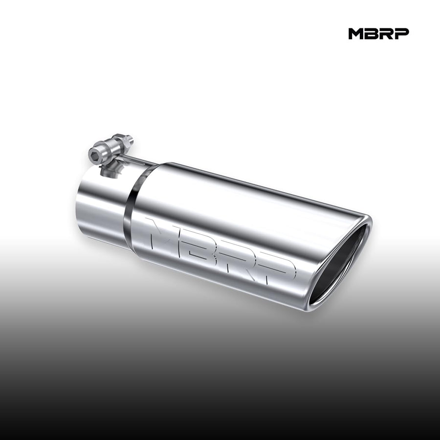3 1/2" O.D. Angled Rolled Exhaust Tip MBRP (T304)