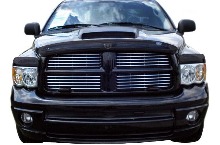 Bugflector Hood Shield / Protector Auto Ventshade [AVS] | Fits 2007 - 2013 Toyota Tundra, 2008 - 2022 Sequoia | High Profile Bug Deflector - 1 pc., Dark Smoke | 23354