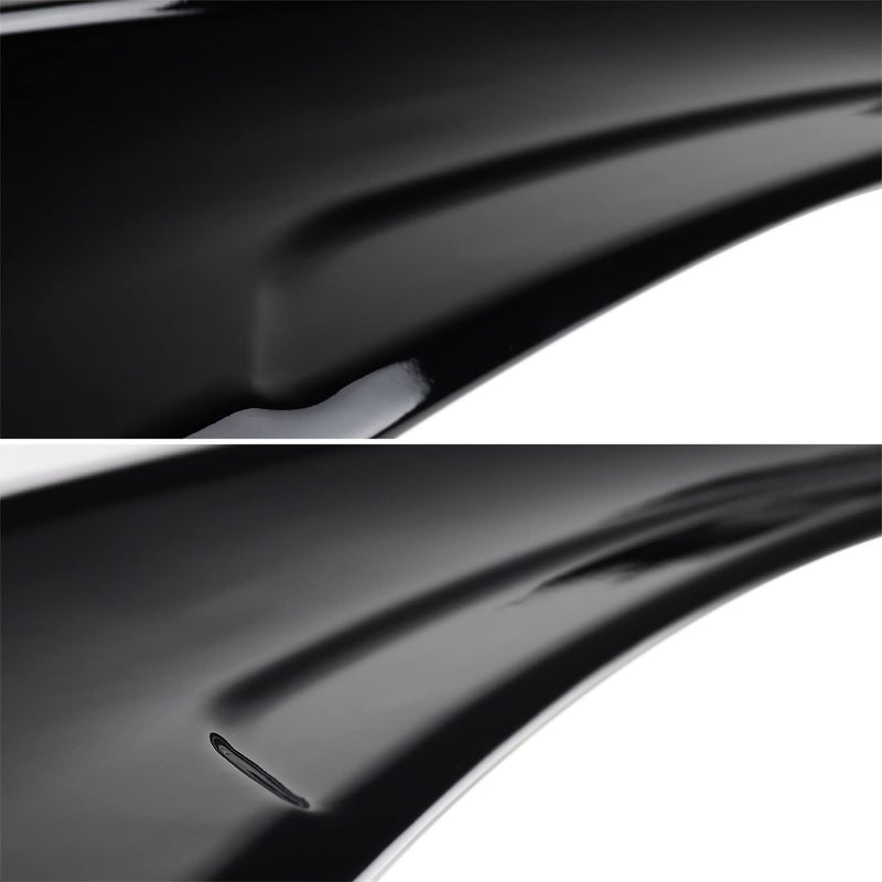 Track Pack Style Glossy Black Spec-D Tuning ABS Rear Trunk Spoiler Compatible with 2015-2022 Ford Mustang GT Models