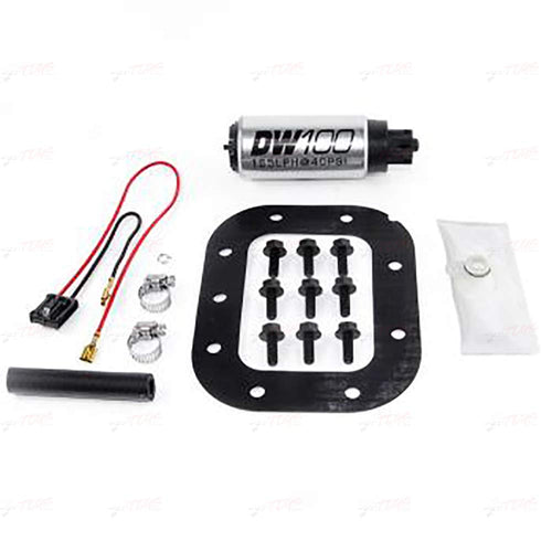 9-101-1027 DeatschWerks in-Tank Fuel Pump (165lph with 9-1027 Install Kit), 1 Pack