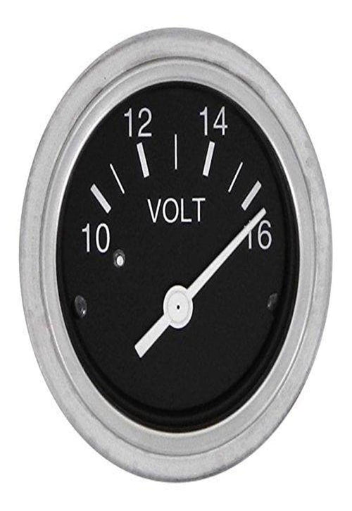Voltmeter, Sierra International 80134P, Heavy Duty Nylon, 2 inch, 12 Volt, 10 to 16 VDC