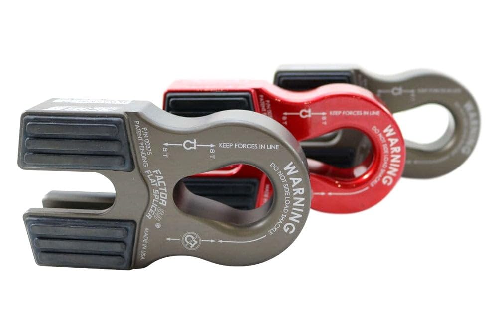 Flat Splicer Factor 55 Low-Profile Design for Synthetic Rope, Fits Synthetic Rope up to 1/2" - Gray