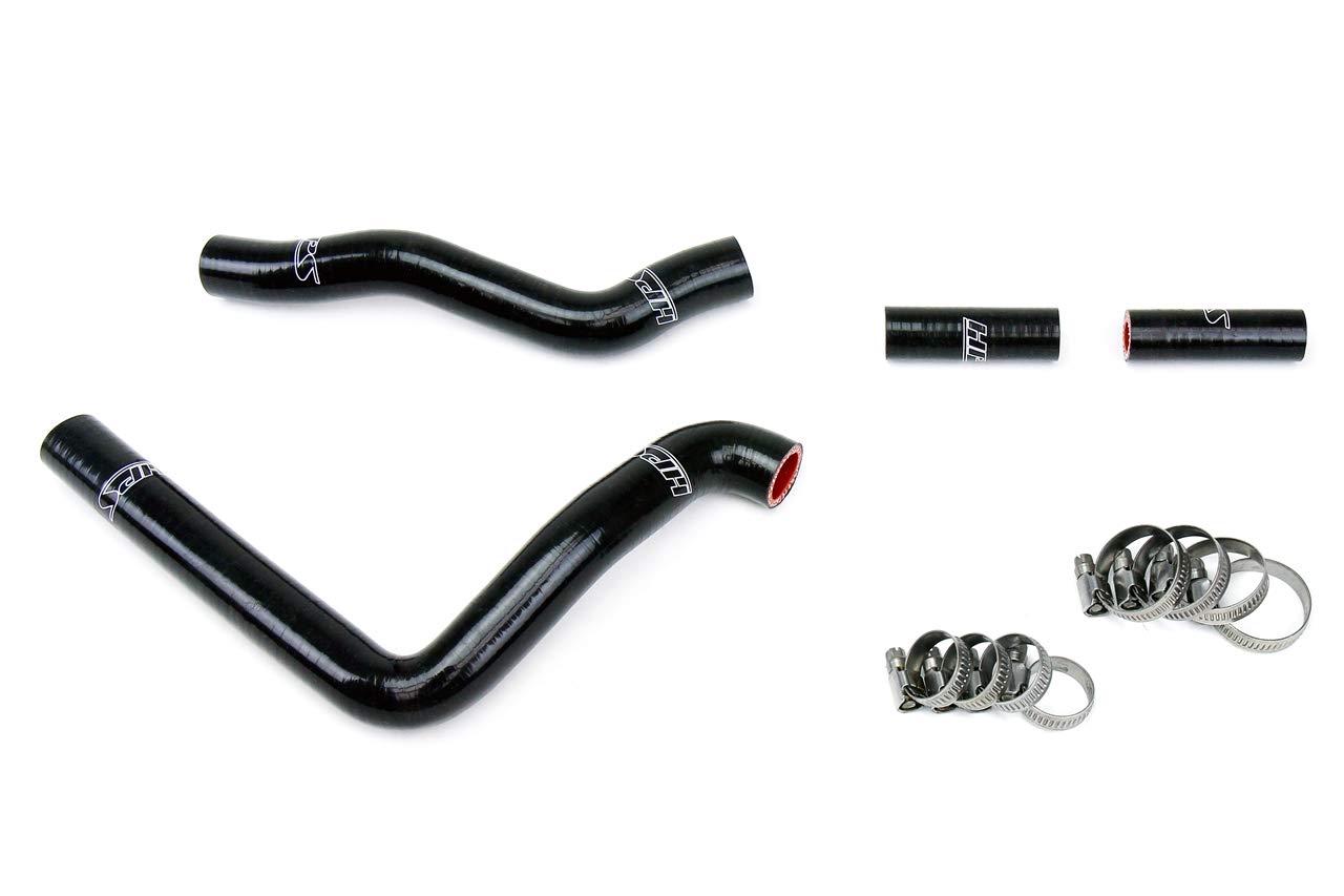 Black HPS 57-1369-BLK Silicone Radiator Coolant Hose Kit