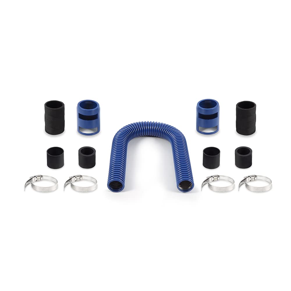 Mishimoto Universal Flexible Stainless Steel Radiator Hose Kit, 24”, Blue