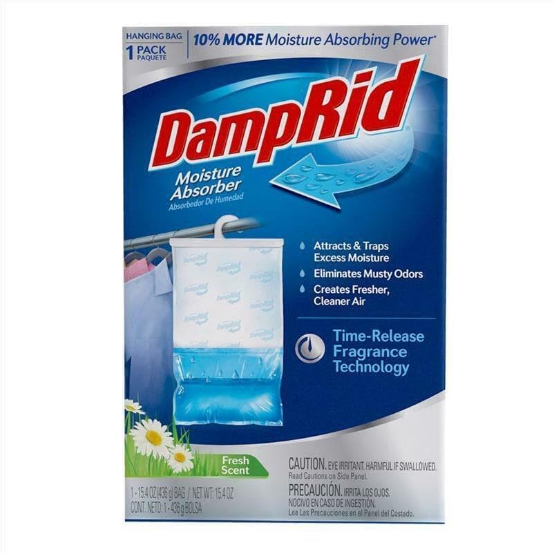 Hanging DampRid Moisture Absorber Fresh Scent 14 oz (Pack of 6)