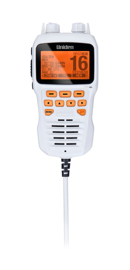 UM725 Series Marine VHF Radios Uniden UMRMIC Remote Microphone - White