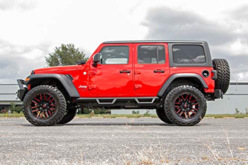 Rough Country Tire Carrier Rear Bumper for 18-25 Jeep Wrangler JL - 10598