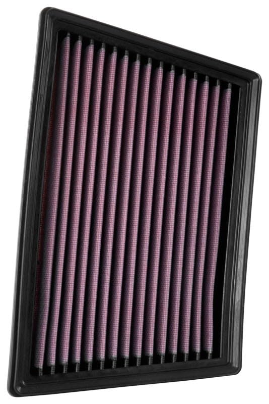K&N Air Filter Engine: Increase Power & Towing, Washable, Premium, Replacement Filter: Compatible with 2015-2019 JAGUAR/LAND ROVER (E-Pace, Discovery Sport, Range Rover Evoque), 33-3073