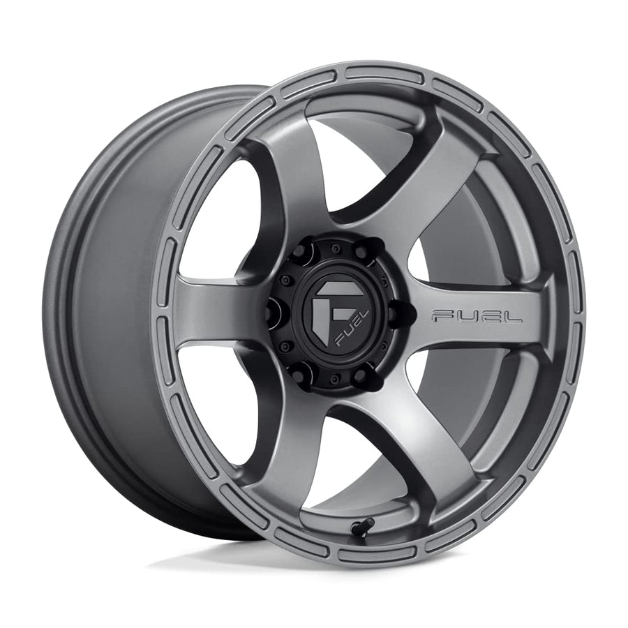 D767 RUSH FUEL OFF-ROAD 20X9, 6X5.5, 5.04, 1mm MATTE GUN METAL - D76720908450
