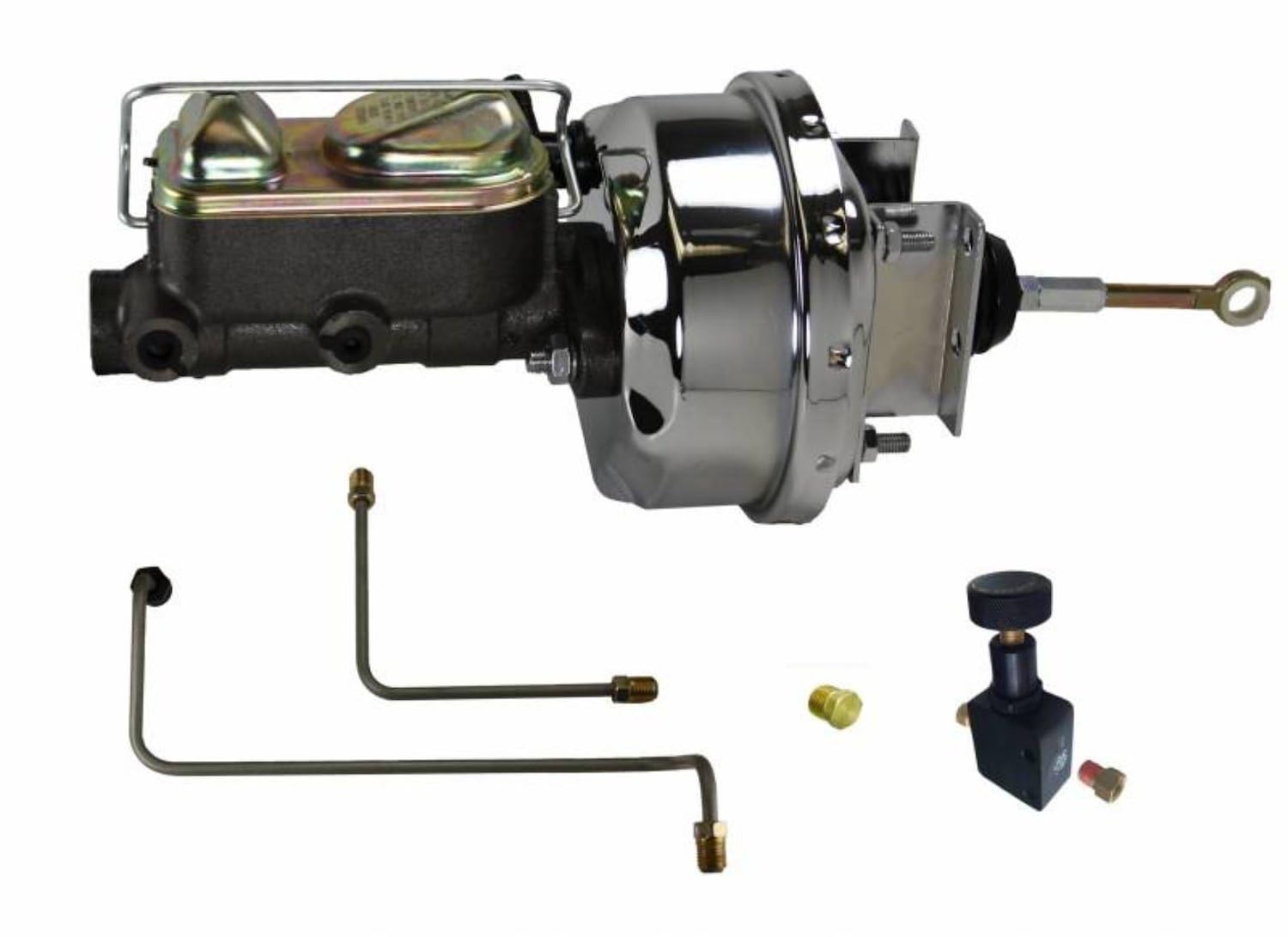 Hydraulic Chrome Kit - Power Brakes 64.5-66 Mustang Auto Trans