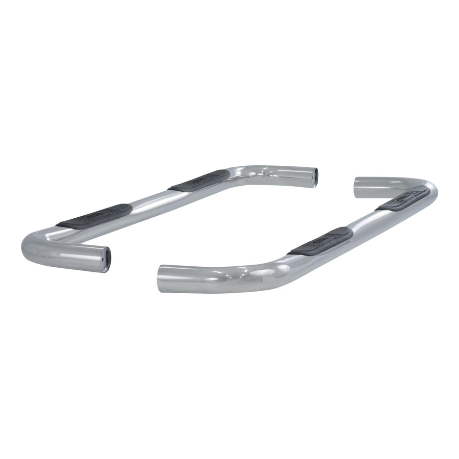 3-Inch Round Polished Stainless Steel ARIES Nerf Bars, No-Drill, Fits Select Dodge Ram 1500, 2500, 3500