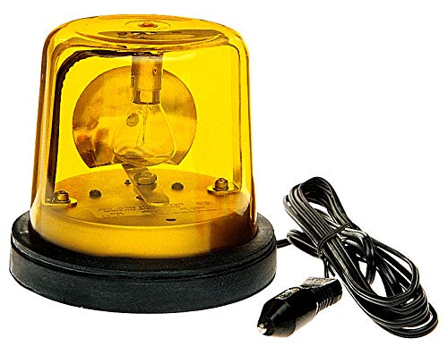 763A Peterson Manufacturing 5.5"x5.25" Rotating Beacon Light (with Plug & Sw LED License Light Inc), 1 Pack