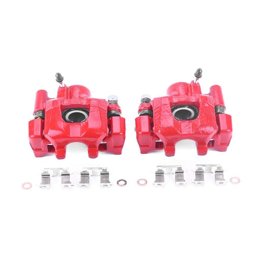 Power Stop S2684 Rear Pair of High-Temp Red Powder Coated Calipers For Lexus ES300 2002-2003, Lexus ES330 2004-2006, Toyota Camry 2002-2006 [Model Specific]