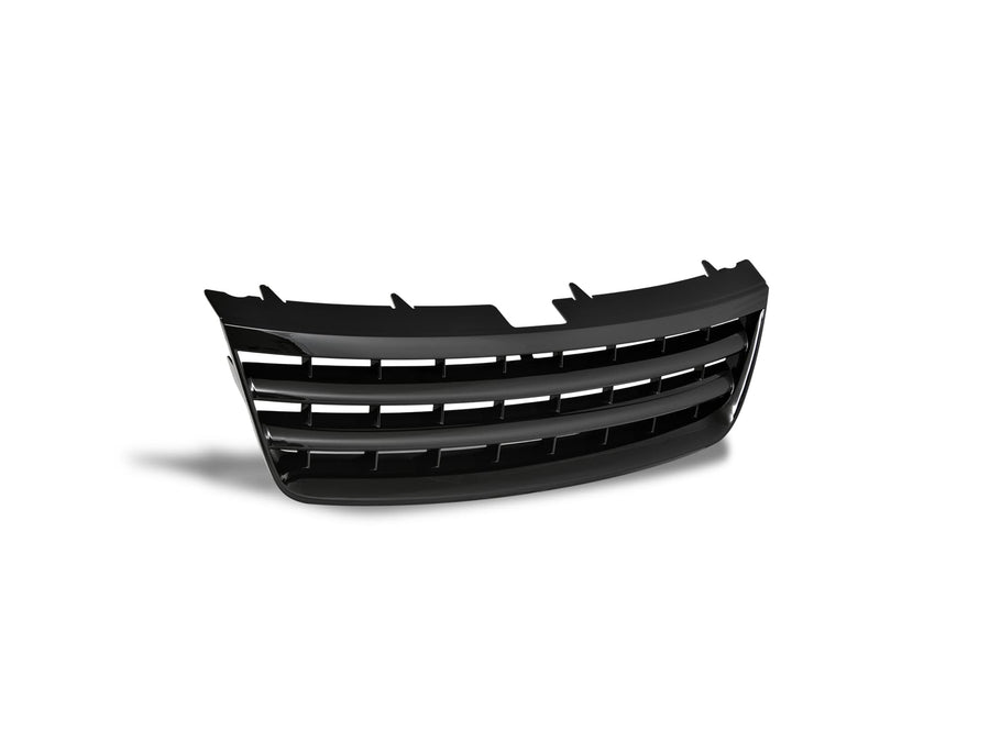 7150614 Armordillo USA Horizontal Front Hood Grille - Gloss Black Fits 2003-2007 Volkswagen Touareg