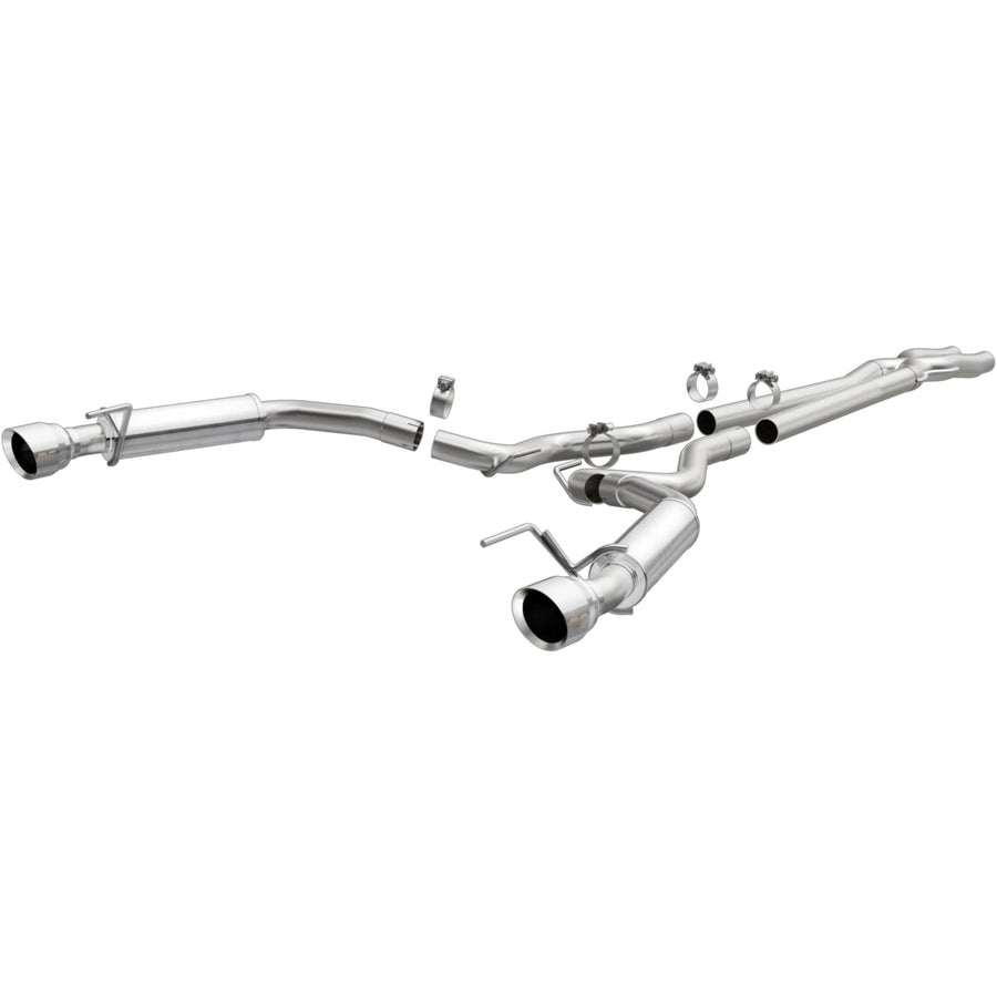 Performance MagnaFlow Exhaust System 19099: Cat-Back, Competition Series, Compatible with 2015-2017 Ford Mustang, Dual Split Rear Exit Style